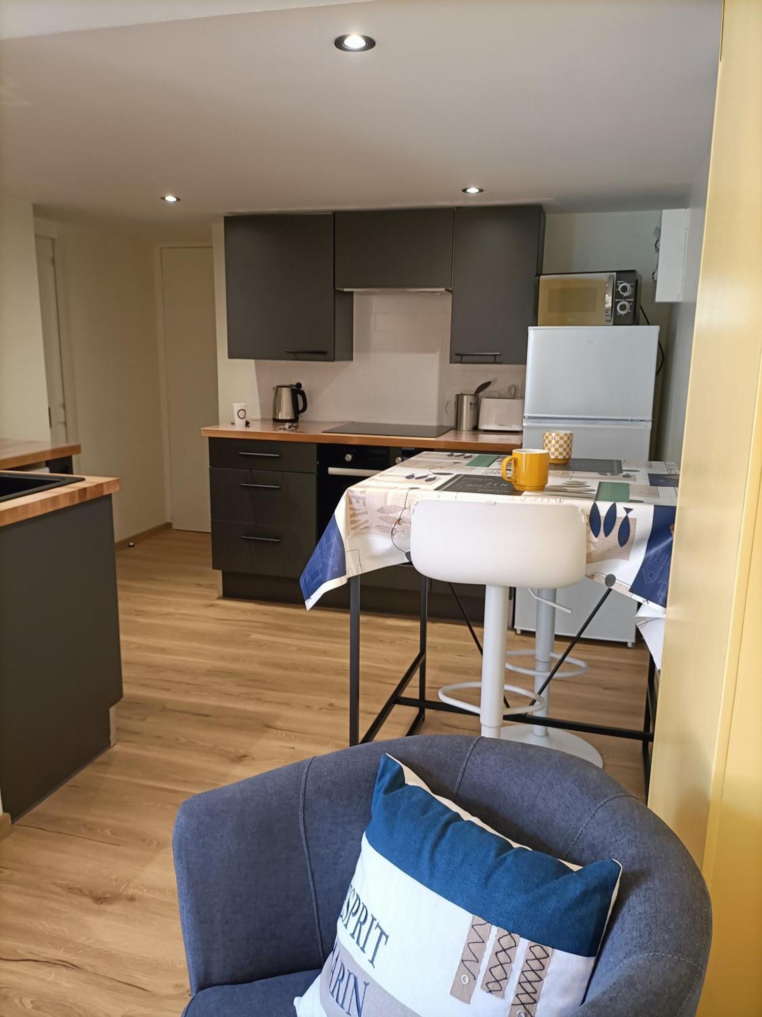 Spa Privatif A 50M De La Plage - Studio 메르레뱅 외부 사진